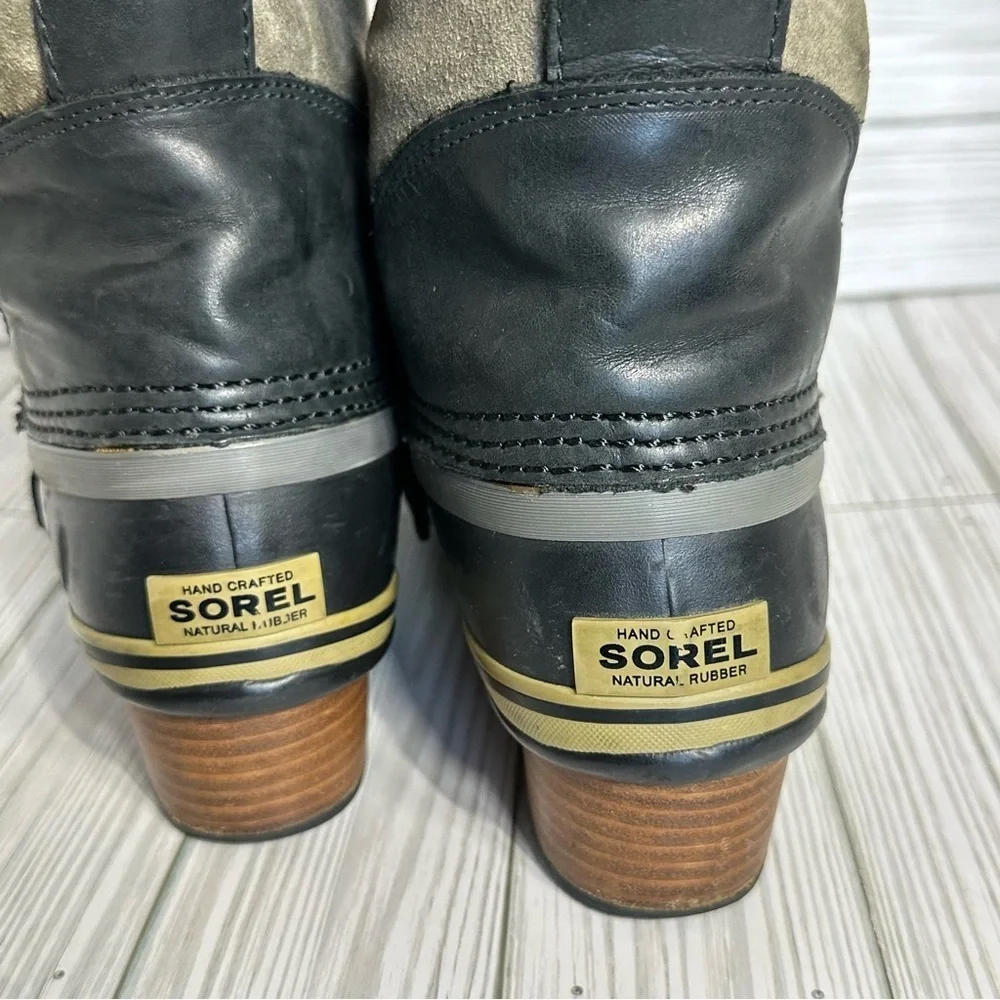 Sorel Conquest Carly Boots Womens Leather Waterproof Tall boots